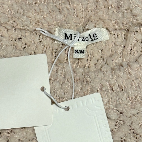 NWT Miracle Beige Textured Crew Neck Sweater - Picture 8 of 8